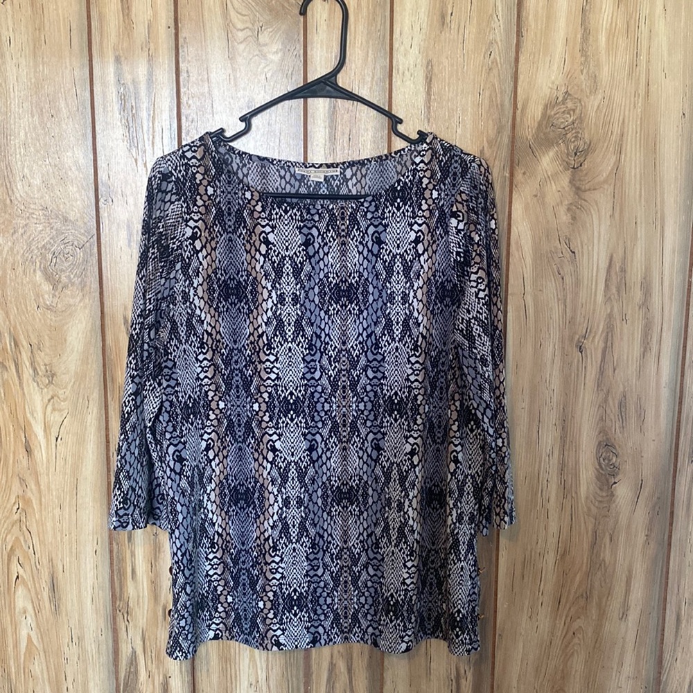 Snake print blouse